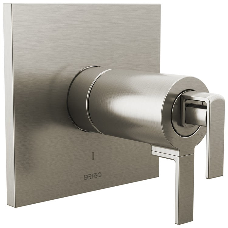 Handle Kit Frank Lloyd Wright Zinc 2 Lever Brilliance Luxe Nickel ADA for TempAssure Thermostatic Valve - Image 2