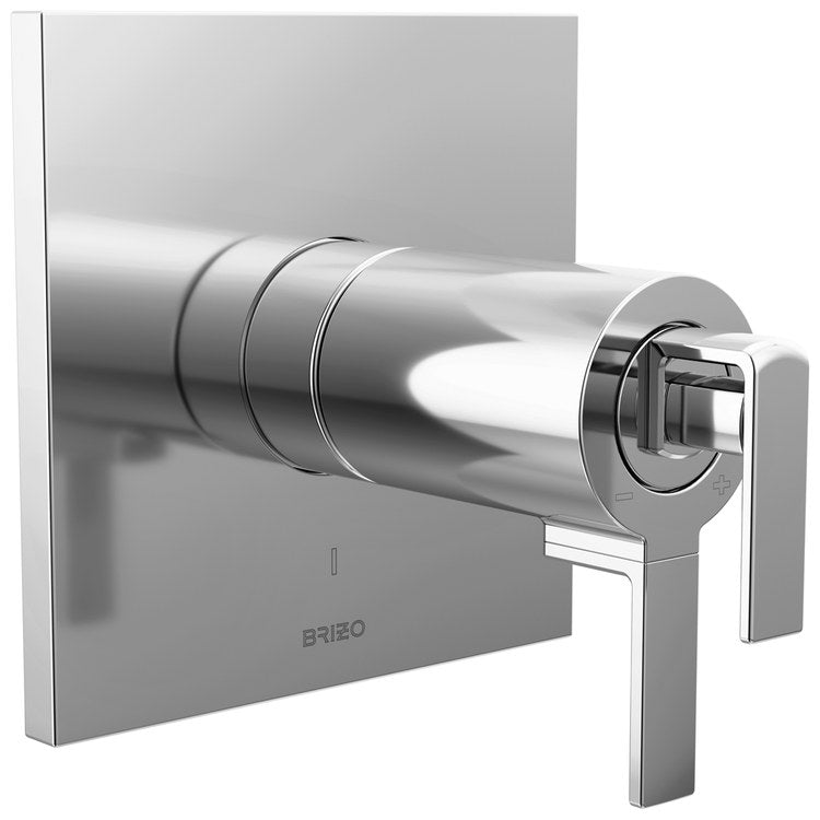 Handle Kit Frank Lloyd Wright Zinc 2 Lever Chrome ADA for TempAssure Thermostatic Valve - Image 2