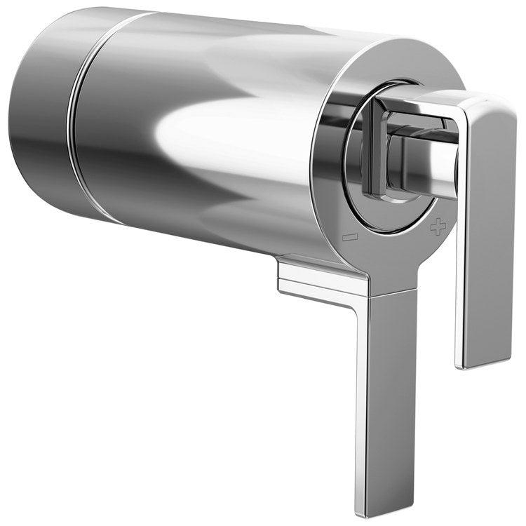 Handle Kit Frank Lloyd Wright Zinc 2 Lever Chrome ADA for TempAssure Thermostatic Valve - Image 1