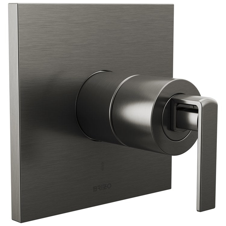 Handle Kit Frank Lloyd Wright Zinc 1 Lever Brilliance Luxe Steel ADA for Pressure Balance Valve - Image 2