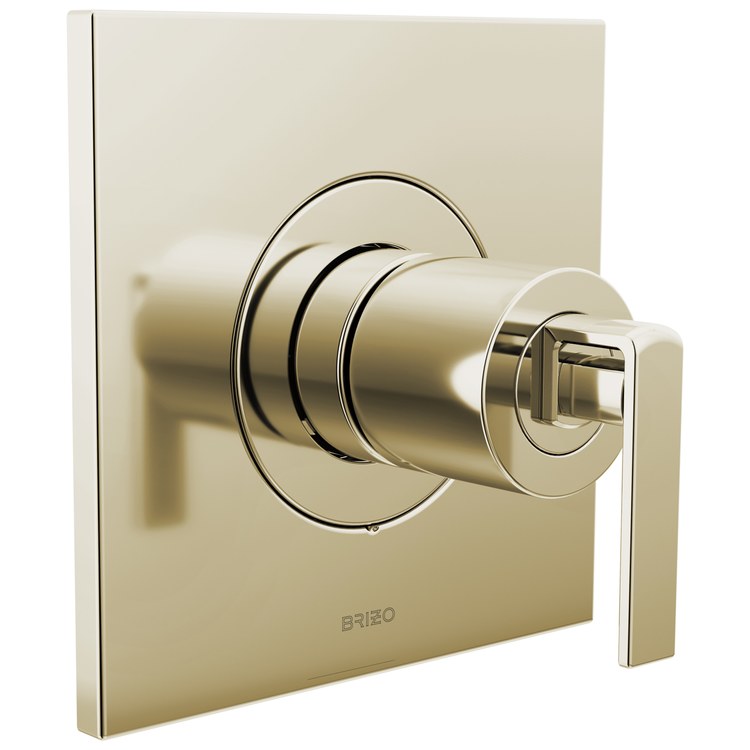 Handle Kit Frank Lloyd Wright Zinc 2 Lever Brilliance Polished Nickel ADA for Sensori Thermostatic Valve - Image 2