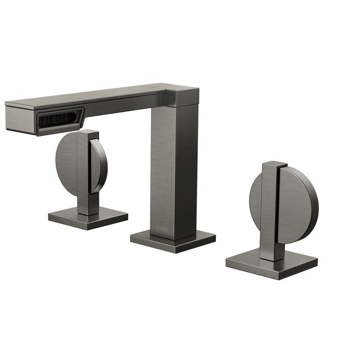 Handle Kit Frank Lloyd Wright Zinc 2 Lunar Brilliance Luxe Steel ADA for Widespread Lavatory Faucet - Image 3