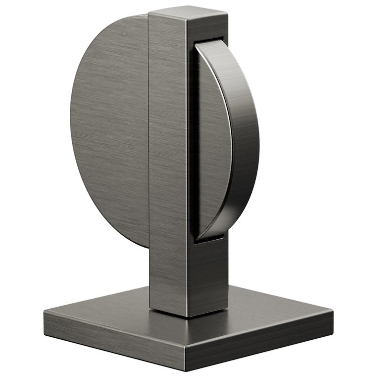 Handle Kit Frank Lloyd Wright Zinc 2 Lunar Brilliance Luxe Steel ADA for Widespread Lavatory Faucet - Image 1