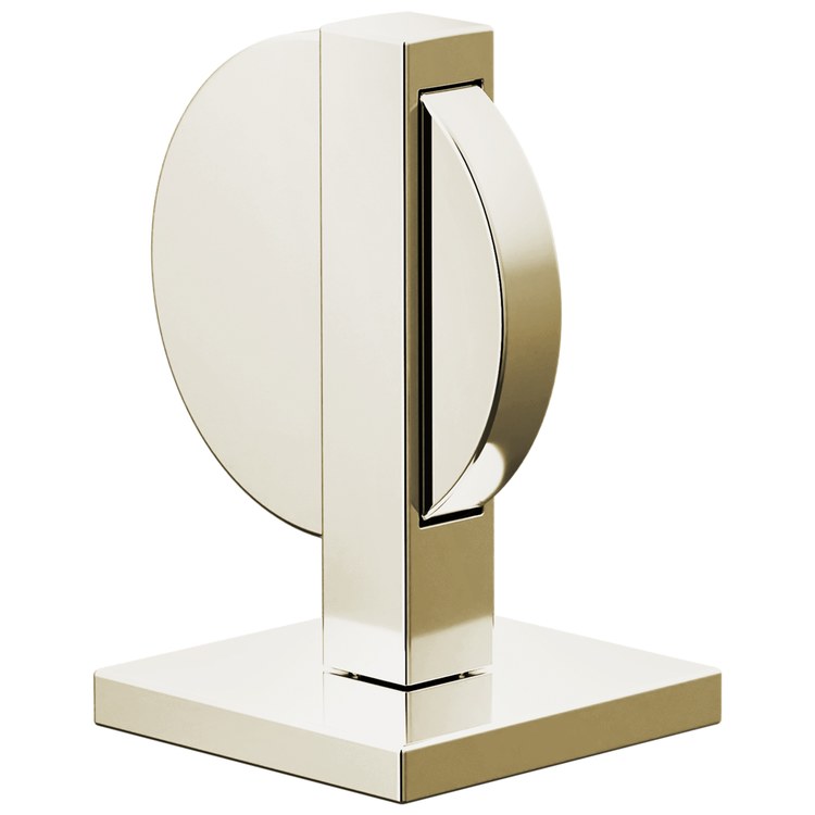 Handle Kit Frank Lloyd Wright Zinc 2 Lunar Brilliance Polished Nickel ADA for Widespread Lavatory Faucet - Image 1