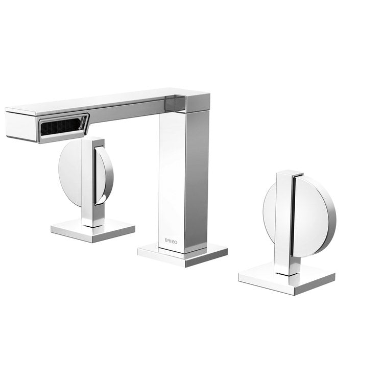 Handle Kit Frank Lloyd Wright Zinc 2 Lunar Chrome ADA for Widespread Lavatory Faucet - Image 3