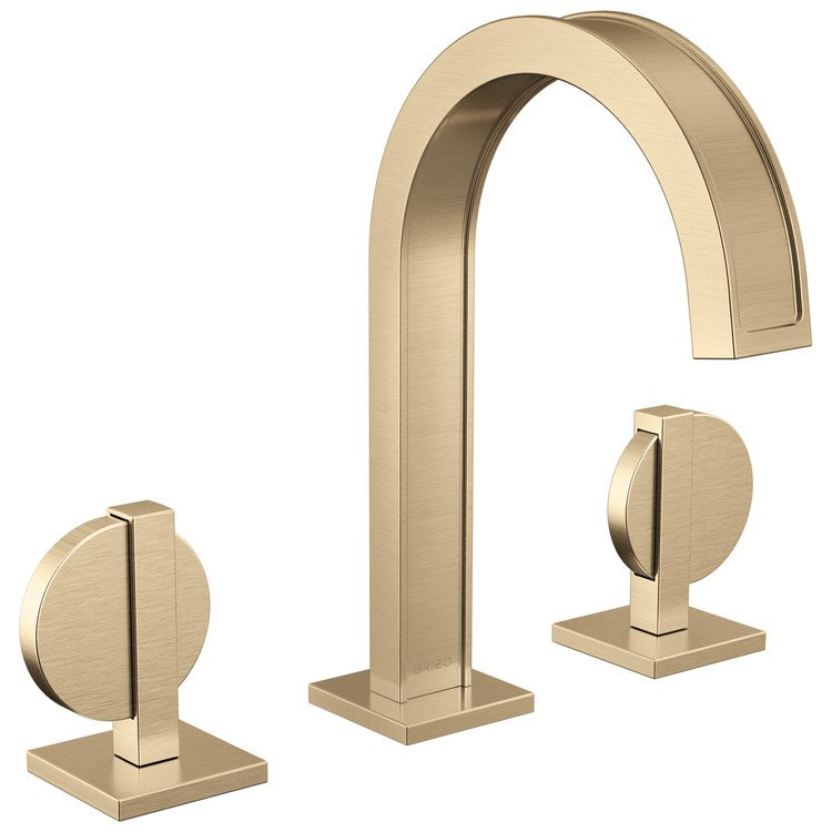 Handle Kit Frank Lloyd Wright Zinc 2 Lunar Luxe Gold ADA for Widespread Lavatory Faucet - Image 2