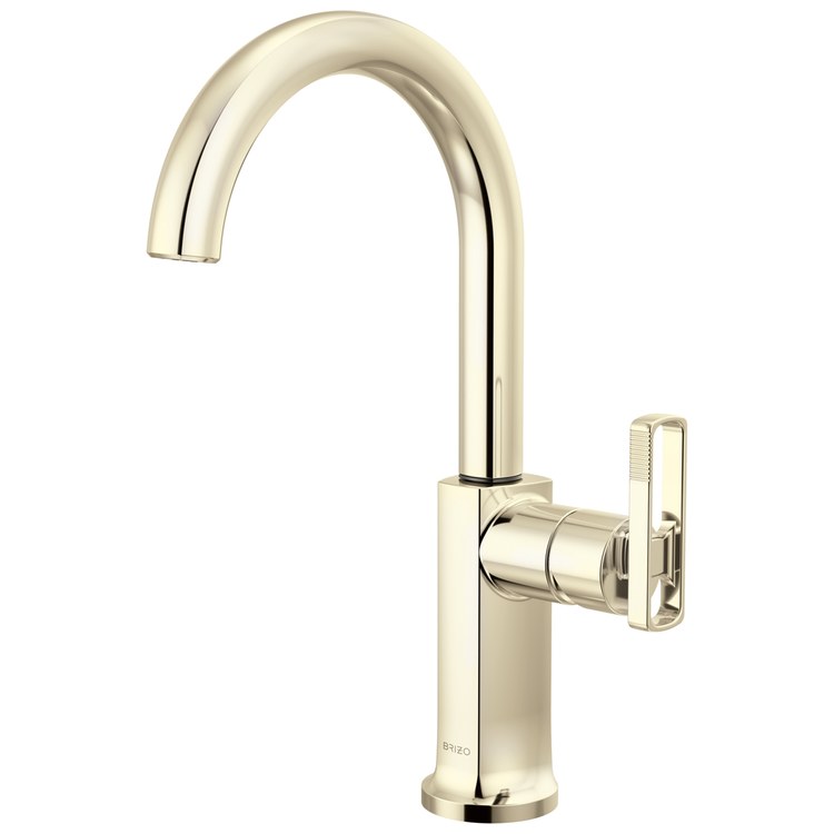 Handle Kit Kintsu Zinc 1 Knob Lumicoat Polished Nickel for Bar Faucet - Image 3