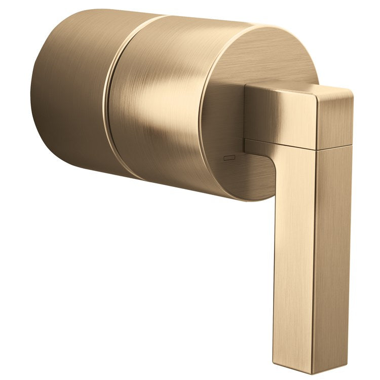 Handle Kit Frank Lloyd Wright Zinc 1 Lever Luxe Gold ADA for Pressure Balance Valve - Image 1