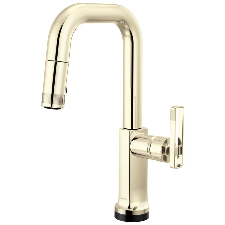 Handle Kit Kintsu Zinc 1 Knob Lumicoat Polished Nickel for Kitchen Faucet - Image 3