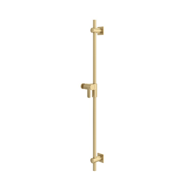 Slide Bar 36 Inch Satin Brass US4 Brass Wall for Shower - Image 1