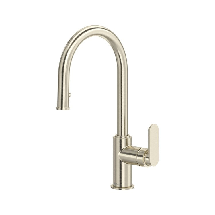 Kitchen Faucet Arca Stainless Steel Pull Down Gooseneck 360 DEG Swivel Deck 1.8 Gallons per Minute - Image 1