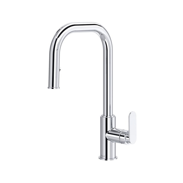 Kitchen Faucet Arca Chrome Pull Down Square 360 DEG Swivel Deck 1.5 Gallons per Minute - Image 1