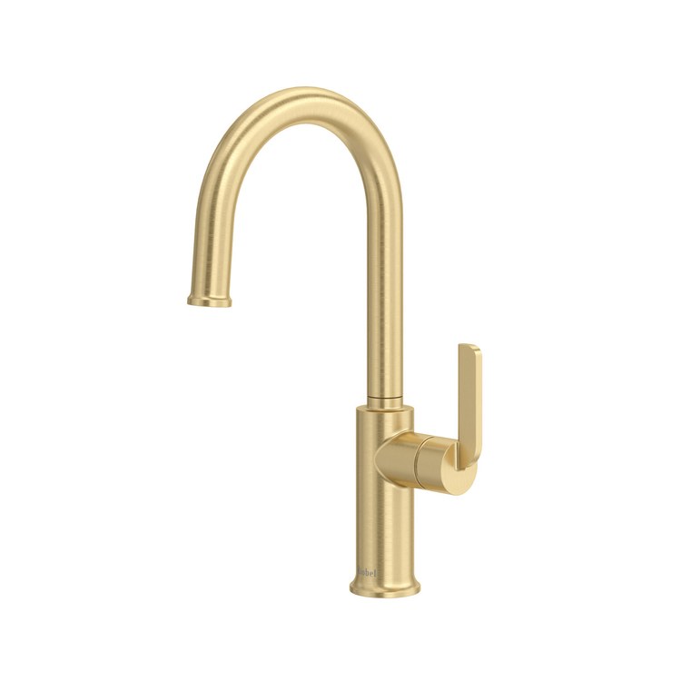 Bar Faucet Authentica 1 Lever ADA Satin Brass US4 1 Function C-Shaped 1.8 Gallons per Minute - Image 1