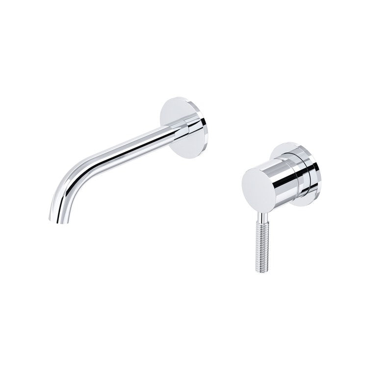 Lavatory Faucet Riu 4 Inch Spread 1 Lever ADA WaterSense Chrome 1.2 Gallons per Minute Wall Less Drain 2 Hole - Image 1