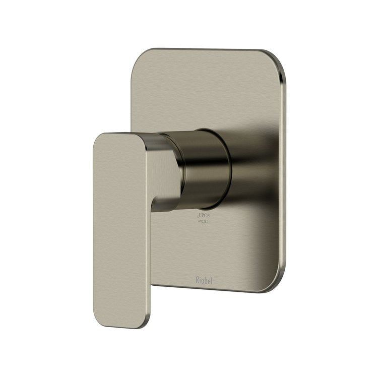 Pressure Balance Valve Trim Equinox 1 Lever Brushed Nickel 1/2 Inch ADA - Image 1
