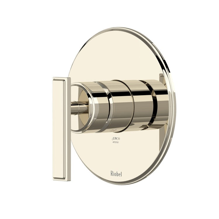 Pressure Balance Valve Trim Manifesto 1 Lever Polished Nickel 1/2 Inch CEC ADA for Showerhead/Diverter Tub Spot - Image 1