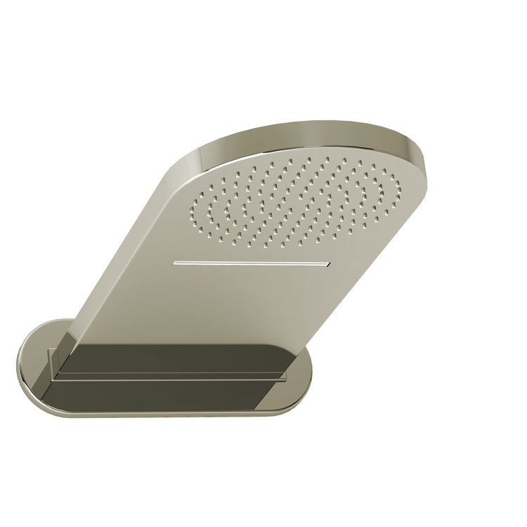 Showerhead 2 Functions with Flange Polished Nickel 22x9 Inch 2.5 Gallons per Minute Wall - Image 1
