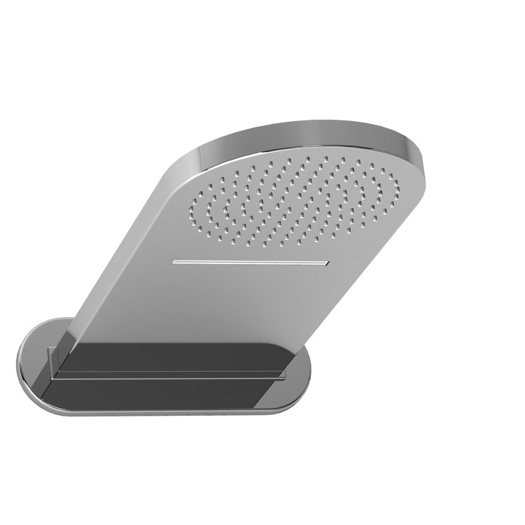 Showerhead 2 Functions with Flange Chrome 22x9 Inch 2.5 Gallons per Minute Wall - Image 1