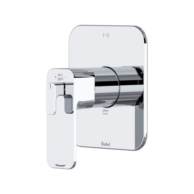 Thermostatic and Pressure Balance Valve Trim Equinox 3 Functions 2 Lever Chrome 1/2 Inch ADA - Image 1