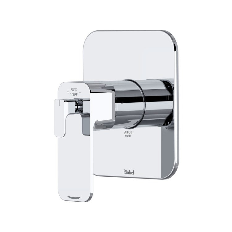 Thermostatic and Pressure Balance Valve Trim Equinox 2 Functions 2 Lever Chrome CEC 1/2 Inch ADA - Image 1