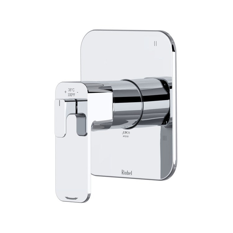 Thermostatic and Pressure Balance Valve Trim Equinox 3 Functions 2 Lever Chrome CEC 1/2 Inch ADA - Image 1