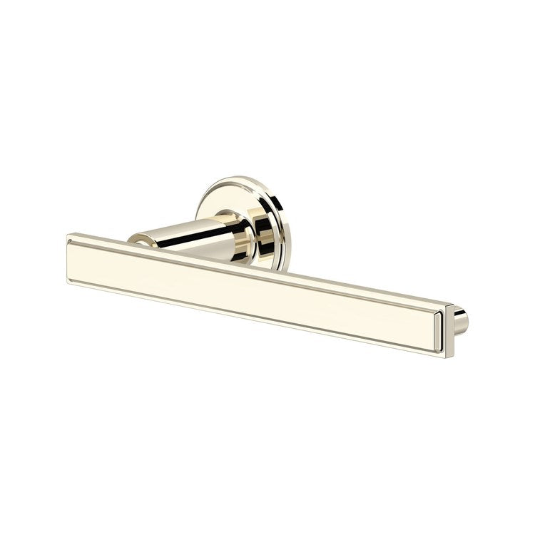 Toilet Paper Holder Manifesto Polished Nickel Zinc 3-1/8 Inch Wall - Image 1