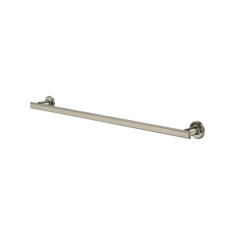 Towel Bar Manifesto 24 Inch Brushed Nickel Brass - Image 1