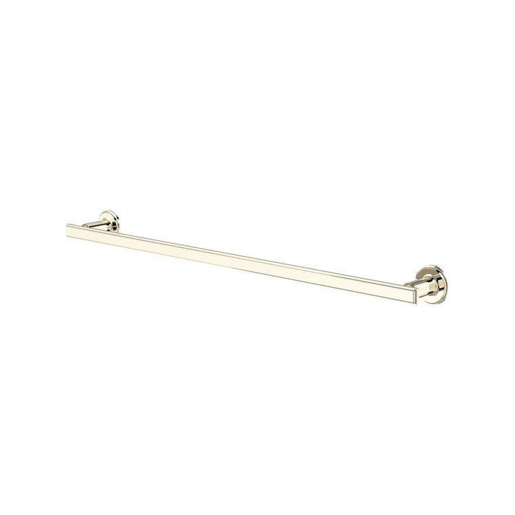Towel Bar Manifesto 24 Inch Polished Nickel Brass - Image 1
