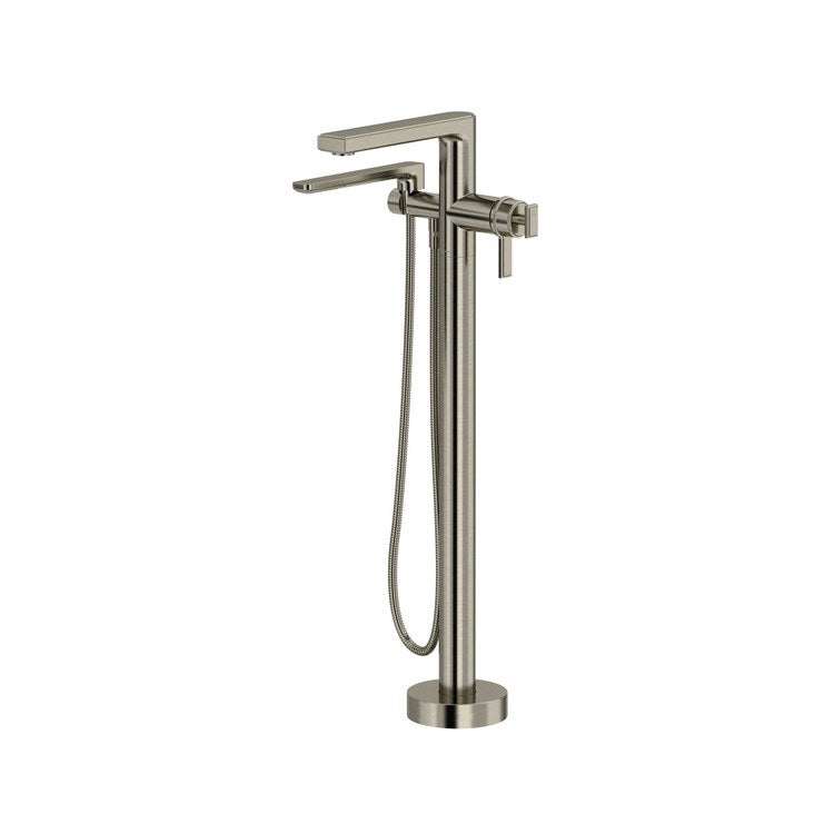Tub Filler Trim Manifesto Thermostatic 2 Lever Brushed Nickel ADA Floor 6.0 Gallons per Minute - Image 1