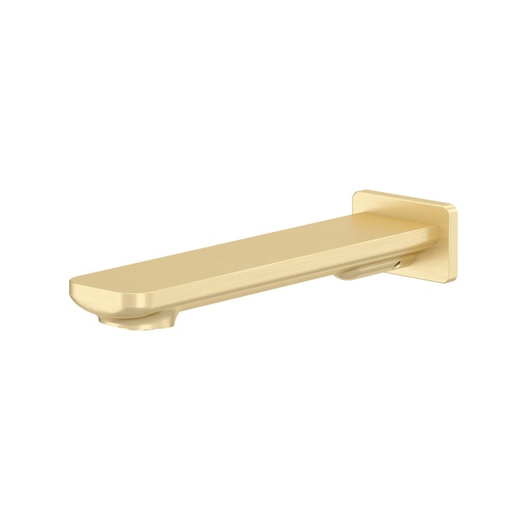 Tub Spout Equinox Less Diverter Satin Brass US4 Brass Slip Fit - Image 1