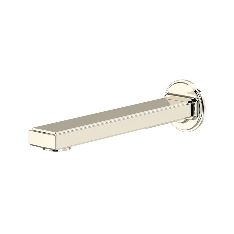 Tub Spout Manifesto Less Diverter Polished Nickel Brass Slip Fit - Image 1