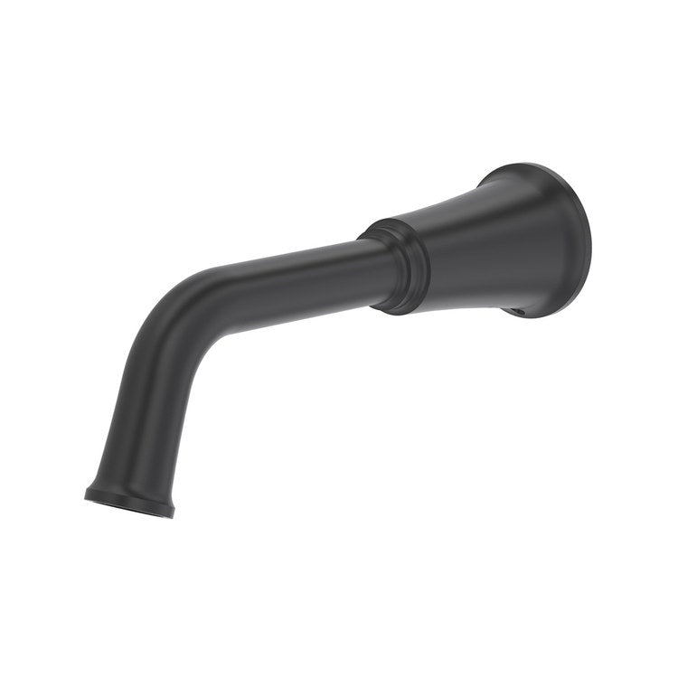 Tub Spout Momenti Less Diverter Black Metal Slip Fit - Image 1