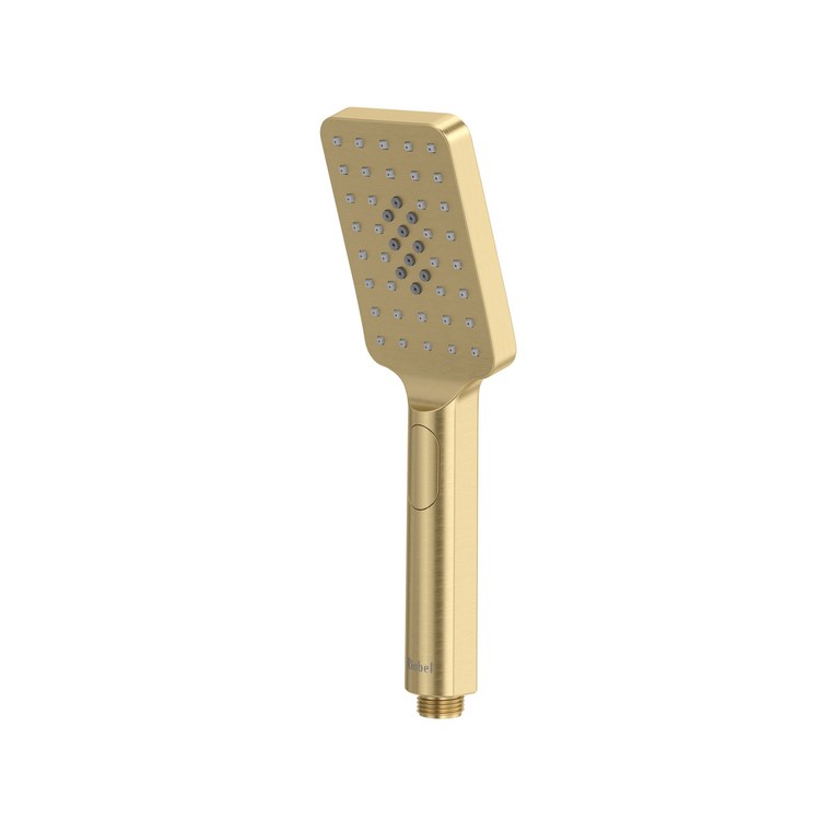 Handshower Rectangle Dual Jet Satin Brass US4 4 Functions WaterSense 1.8 Gallons per Minute - Image 1