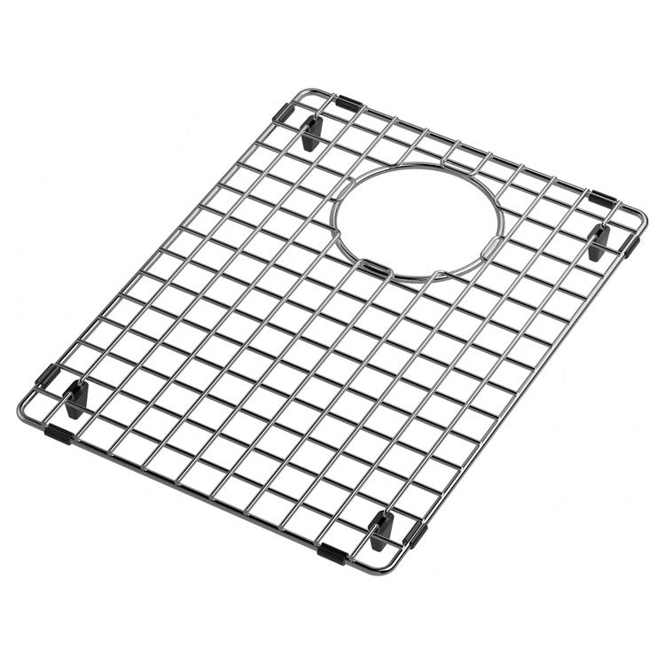 Sink Grid 12 Inch Steel Stainless Steel Rear Center Drain for Maris 12 Inch Sinks