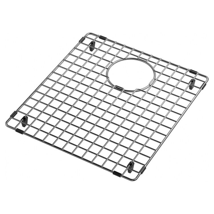 Sink Grid 15 Inch Steel Stainless Steel Rear Center Drain for Maris 15 Inch Sinks