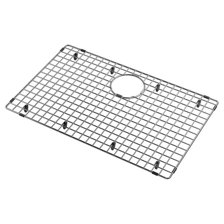 Sink Grid 25 Inch Steel Stainless Steel Rear Center Drain for Maris 25 Inch Sinks