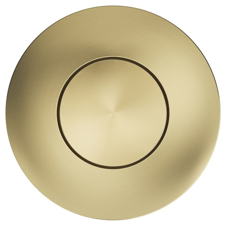 Air Activation Switch Round Gold Stainless Steel for Waste Disposal