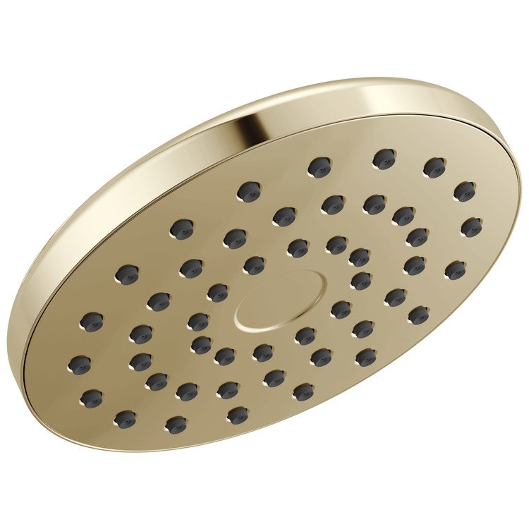 Showerhead PivotPro Universal Showering Components 1 Functions Raincan Lumicoat Polished Nickel 7 Inch 1.75 Gallons per Minute 360 Degree Pivot Round Ball Connector - Image 1