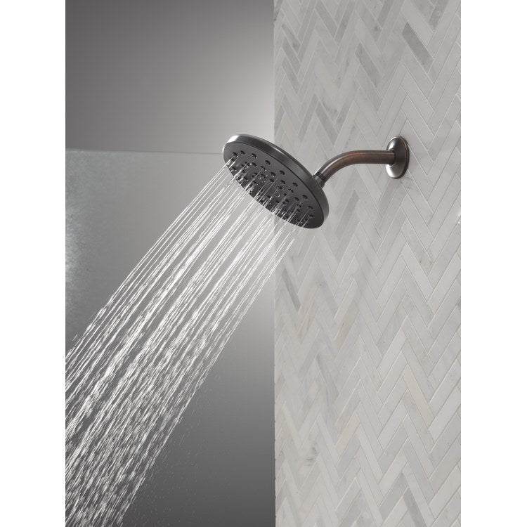 Showerhead PivotPro Universal Showering Components 1 Functions Raincan Venetian Bronze 7 Inch 1.75 Gallons per Minute 360 Degree Pivot Round Ball Connector - Image 2