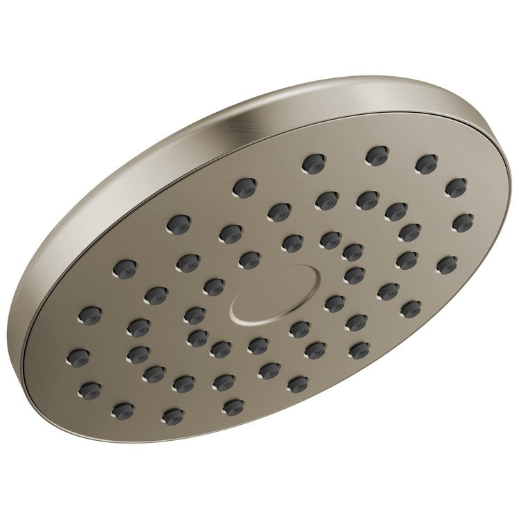 Showerhead PivotPro Universal Showering Components 1 Functions Raincan Lumicoat Stainless 7 Inch 1.75 Gallons per Minute 360 Degree Pivot Round Ball Connector - Image 1