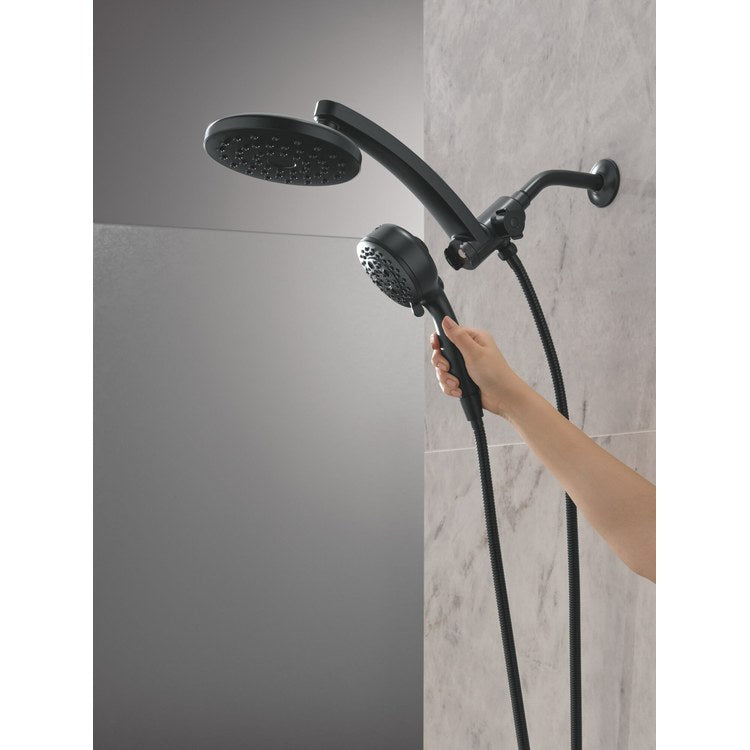 Handshower/Showerhead Combination Pivot Pro 3-In-1 Raincan Matte Black WaterSense 7 Function 7 Inch Round 1.75 Gallons per Minute - Image 3