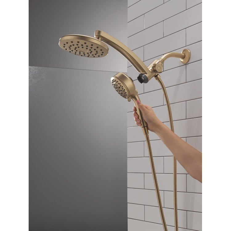 Handshower/Showerhead Combination Pivot Pro 3-In-1 Raincan Lumicoat Champagne Bronze WaterSense 7 Function 7 Inch Round 1.75 Gallons per Minute - Image 3