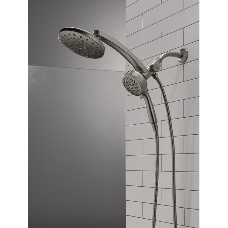 Handshower/Showerhead Combination Pivot Pro 3-In-1 Raincan Lumicoat Black Stainless WaterSense 7 Function 7 Inch Round 1.75 Gallons per Minute - Image 3