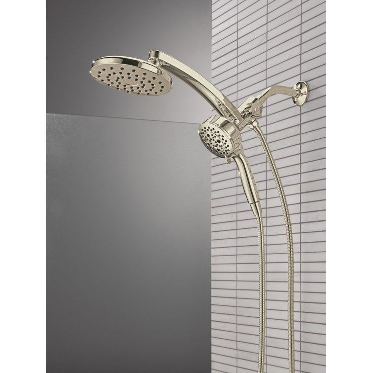 Handshower/Showerhead Combination Pivot Pro 3-In-1 Raincan Lumicoat Polished Nickel WaterSense 7 Function 7 Inch Round 1.75 Gallons per Minute - Image 2