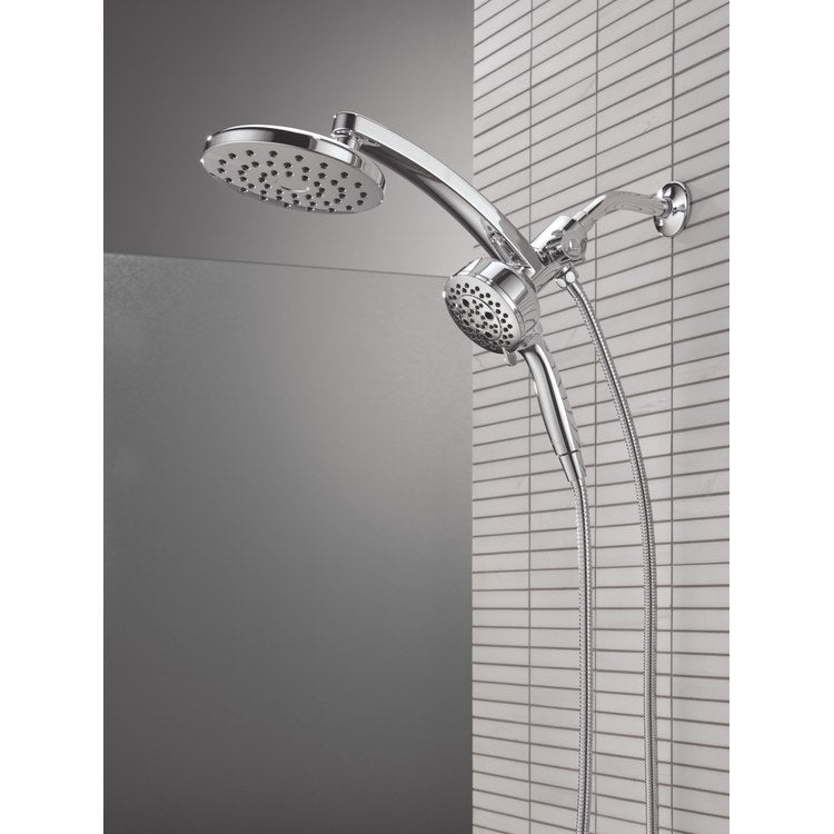 Handshower/Showerhead Combination Pivot Pro 3-In-1 Raincan Lumicoat Chrome WaterSense 7 Function 7 Inch Round 1.75 Gallons per Minute - Image 2