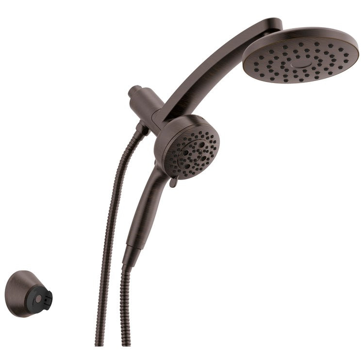 Handshower/Showerhead Combination Pivot Pro 3-In-1 Raincan Venetian Bronze WaterSense 7 Function 7 Inch Round 1.75 Gallons per Minute