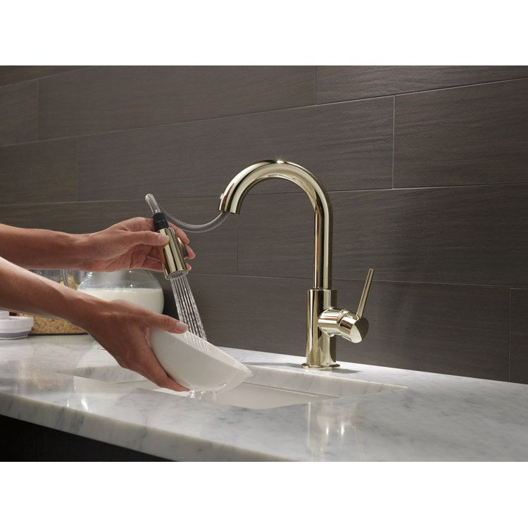 Prep Faucet Trinsic 1 Lever ADA Brilliance Polished Nickel Pull Down 2 Function 1.8 Gallons per Minute - Image 2