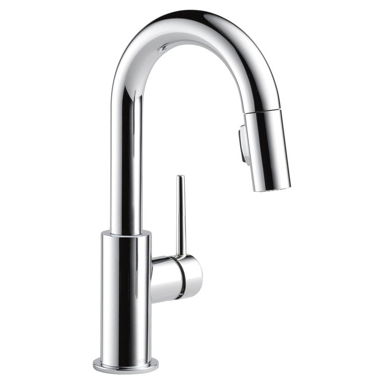 Prep Faucet Trinsic 1 Lever ADA Brilliance Polished Nickel Pull Down 2 Function 1.8 Gallons per Minute - Image 1