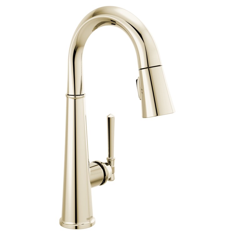 Bar Faucet Emmeline 1 Lever ADA Lumicoat Polished Nickel Diamond Seal Technology/MagnaTite 2 Function Pull Down 1.8 Gallons per Minute - Image 1