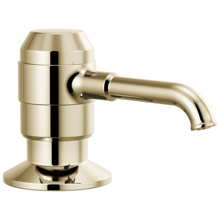 Soap Dispenser Broderick Brilliance Polished Nickel Deck Pump 13 Ounce